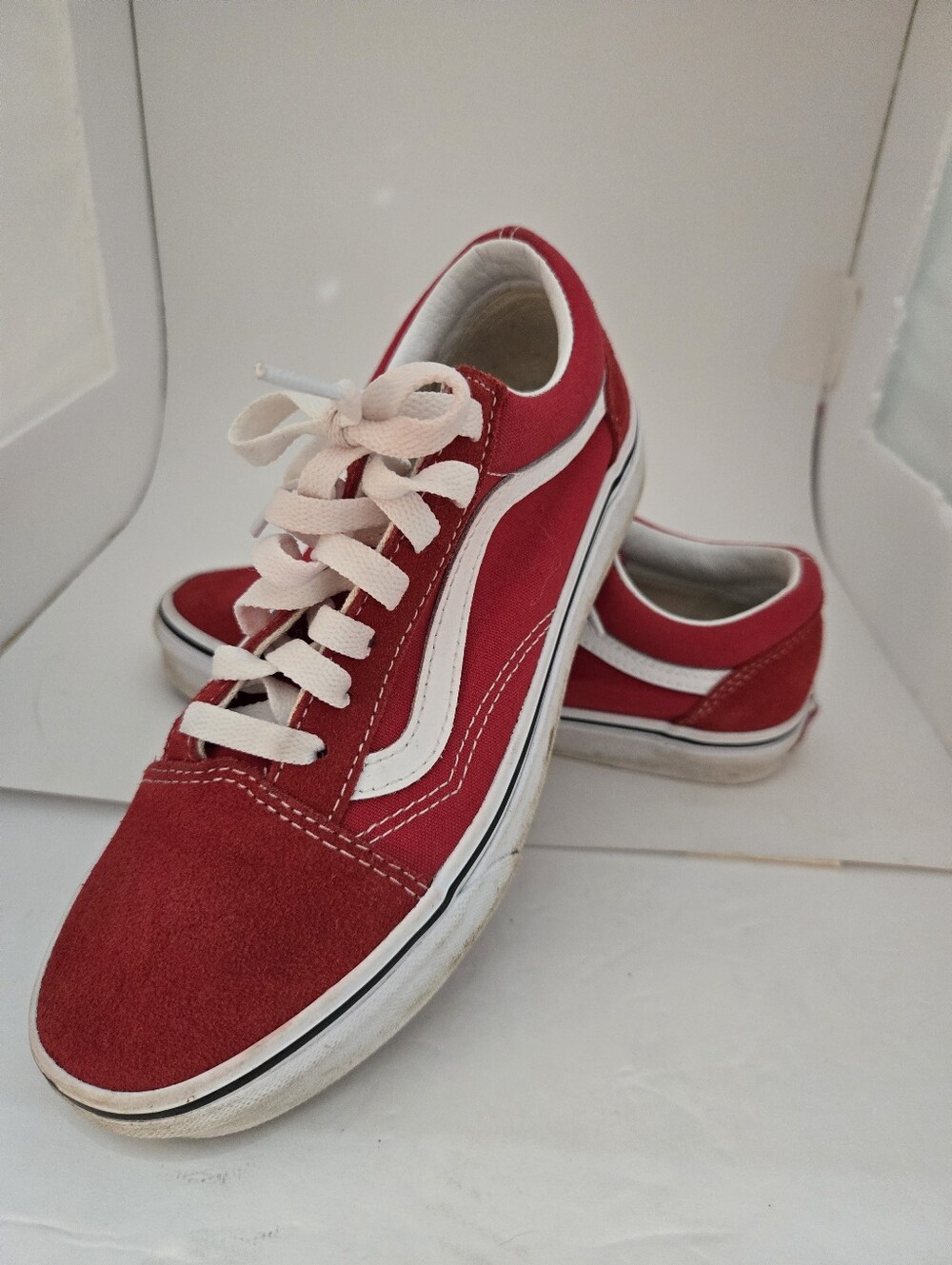 Red Vans Women’s Size 6.5